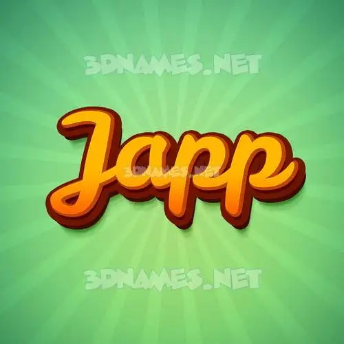 japp in Green Rays style - 3D name wallpaper japp in Green Rays style - 3D name wallpaper