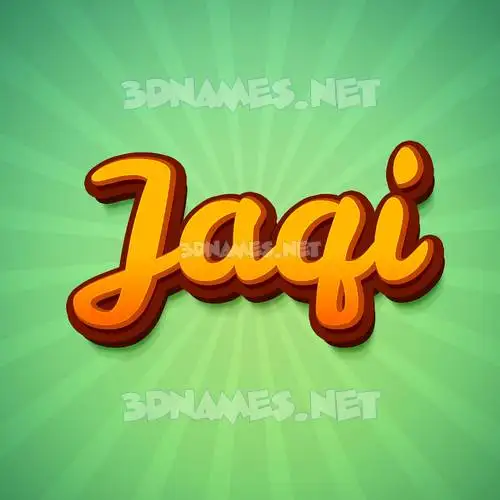 jaqi in Green Rays style - 3D name wallpaper jaqi in Green Rays style - 3D name wallpaper
