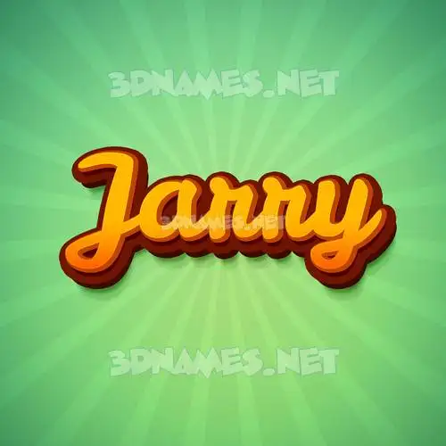 jarry in Green Rays style - 3D name wallpaper jarry in Green Rays style - 3D name wallpaper