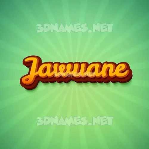 jawuane in Green Rays style - 3D name wallpaper jawuane in Green Rays style - 3D name wallpaper