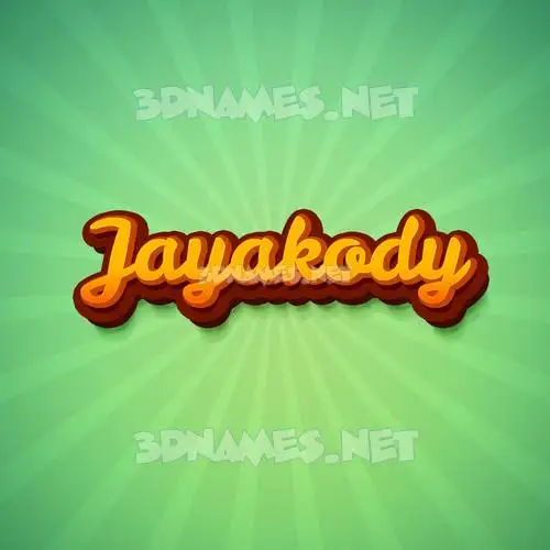 jayakody in Green Rays style - 3D name wallpaper jayakody in Green Rays style - 3D name wallpaper