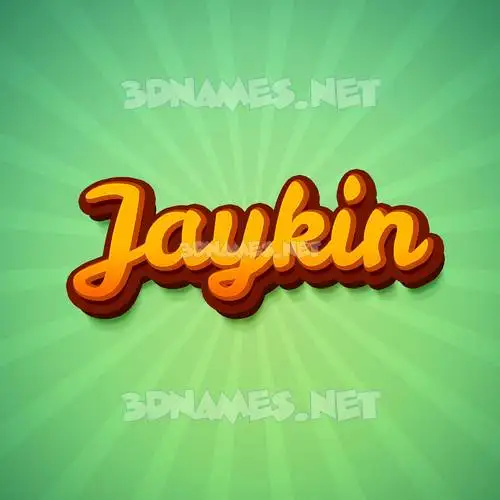 jaykin in Green Rays style - 3D name wallpaper jaykin in Green Rays style - 3D name wallpaper