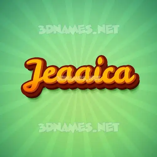 jeaaica in Green Rays style - 3D name wallpaper jeaaica in Green Rays style - 3D name wallpaper