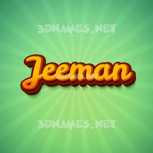 jeeman in Green Rays style - 3D name wallpaper jeeman in Green Rays style - 3D name wallpaper