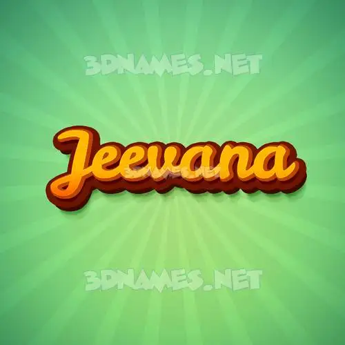 jeevana in Green Rays style - 3D name wallpaper jeevana in Green Rays style - 3D name wallpaper