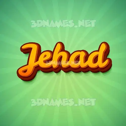 jehad in Green Rays style - 3D name wallpaper jehad in Green Rays style - 3D name wallpaper