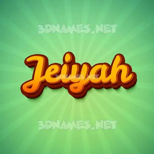 jeiyah in Green Rays style - 3D name wallpaper jeiyah in Green Rays style - 3D name wallpaper