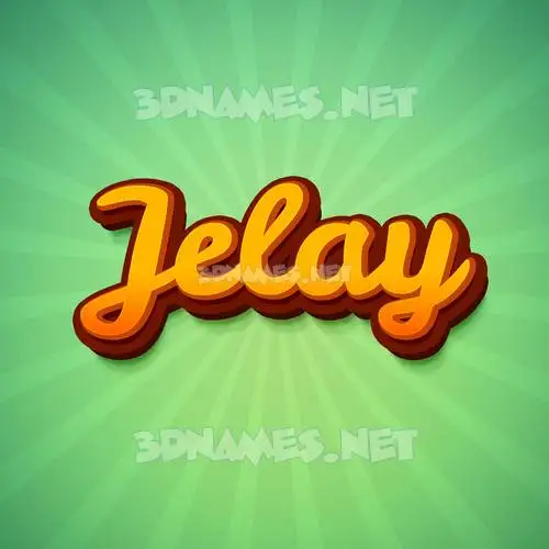 jelay in Green Rays style - 3D name wallpaper jelay in Green Rays style - 3D name wallpaper