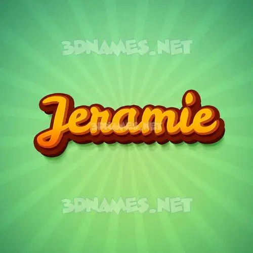 jeramie in Green Rays style - 3D name wallpaper jeramie in Green Rays style - 3D name wallpaper