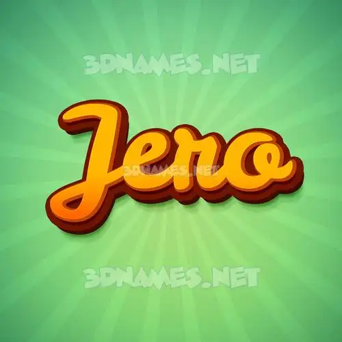 jero in Green Rays style - 3D name wallpaper jero in Green Rays style - 3D name wallpaper