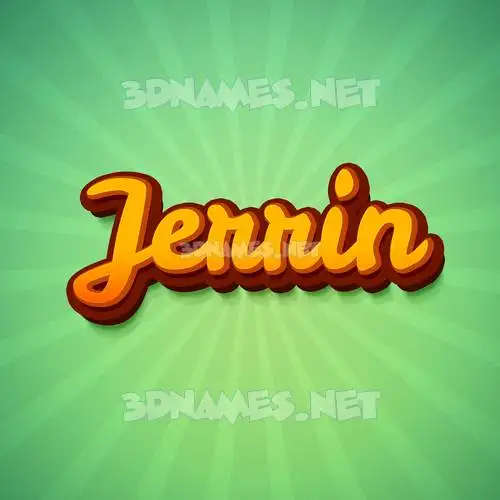 jerrin in Green Rays style - 3D name wallpaper jerrin in Green Rays style - 3D name wallpaper