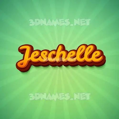 jeschelle in Green Rays style - 3D name wallpaper jeschelle in Green Rays style - 3D name wallpaper