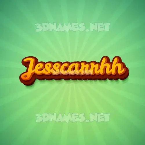jesscarrhh in Green Rays style - 3D name wallpaper jesscarrhh in Green Rays style - 3D name wallpaper