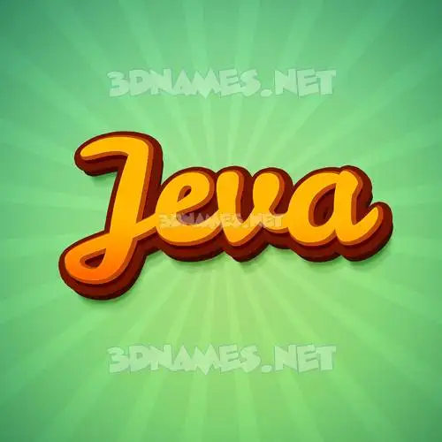 jeva in Green Rays style - 3D name wallpaper jeva in Green Rays style - 3D name wallpaper