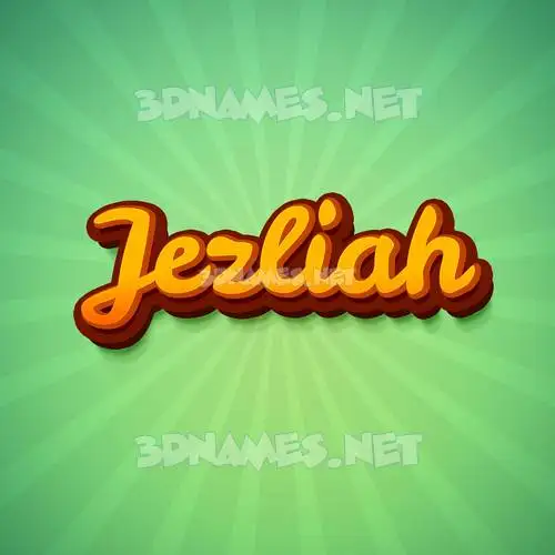 jezliah in Green Rays style - 3D name wallpaper jezliah in Green Rays style - 3D name wallpaper