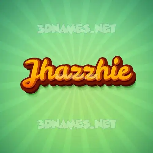 jhazzhie in Green Rays style - 3D name wallpaper jhazzhie in Green Rays style - 3D name wallpaper