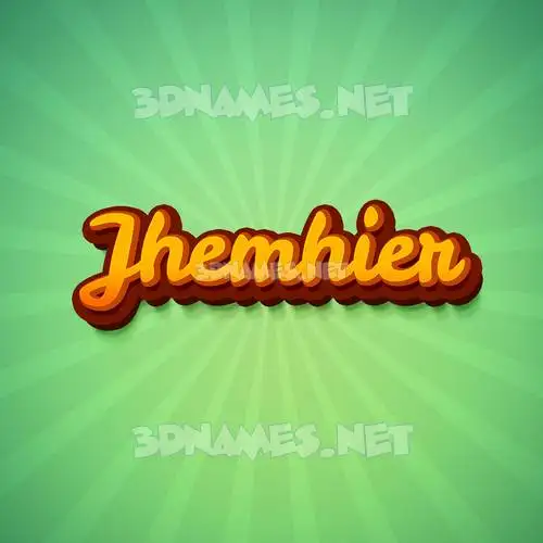 jhemhier in Green Rays style - 3D name wallpaper jhemhier in Green Rays style - 3D name wallpaper