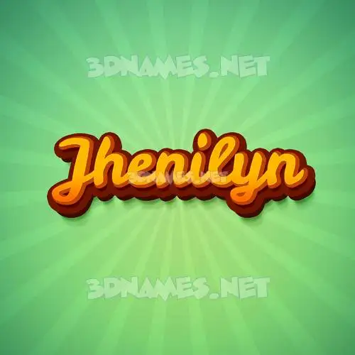 jhenilyn in Green Rays style - 3D name wallpaper jhenilyn in Green Rays style - 3D name wallpaper