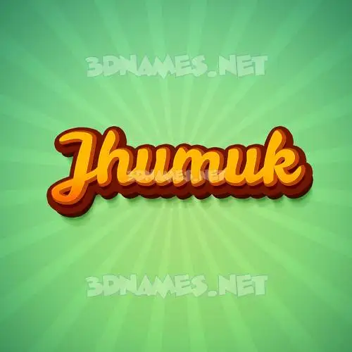 jhumuk in Green Rays style - 3D name wallpaper jhumuk in Green Rays style - 3D name wallpaper