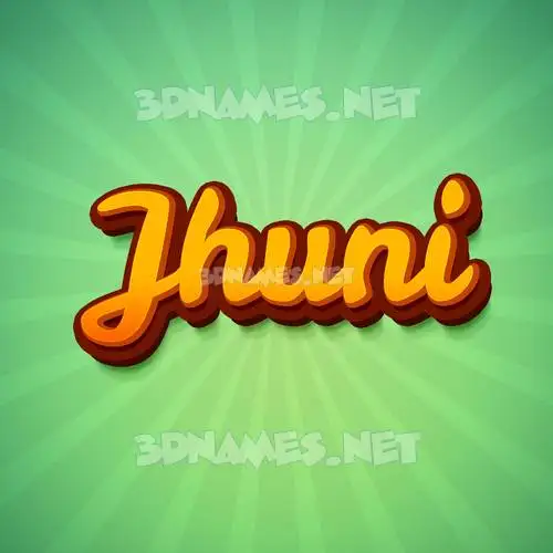 jhuni in Green Rays style - 3D name wallpaper jhuni in Green Rays style - 3D name wallpaper