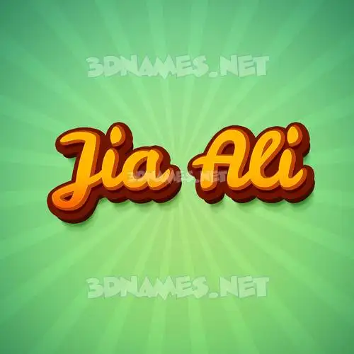 jia ali in Green Rays style - 3D name wallpaper jia ali in Green Rays style - 3D name wallpaper