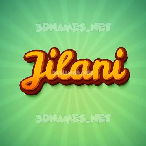jilani in Green Rays style - 3D name wallpaper jilani in Green Rays style - 3D name wallpaper