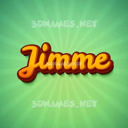 jimme in Green Rays style - 3D name wallpaper