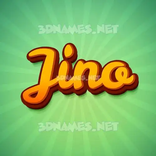 jino in Green Rays style - 3D name wallpaper jino in Green Rays style - 3D name wallpaper