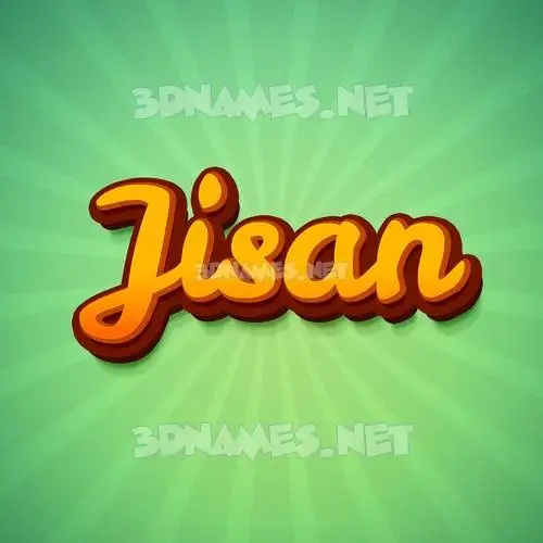 jisan in Green Rays style - 3D name wallpaper jisan in Green Rays style - 3D name wallpaper