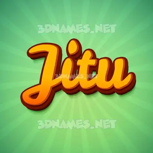 jitu in Green Rays style - 3D name wallpaper jitu in Green Rays style - 3D name wallpaper
