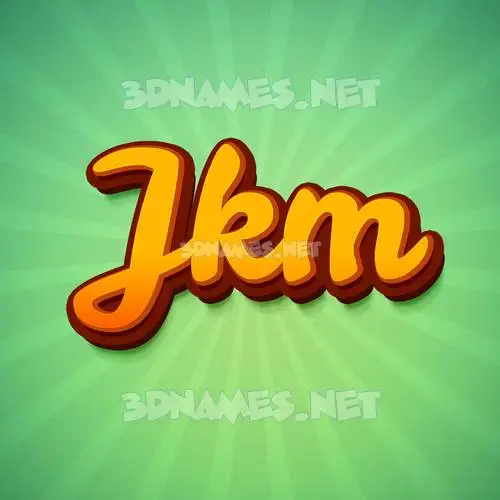 jkm in Green Rays style - 3D name wallpaper jkm in Green Rays style - 3D name wallpaper
