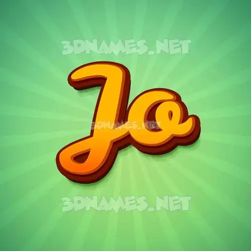 jo in Green Rays style - 3D name wallpaper jo in Green Rays style - 3D name wallpaper