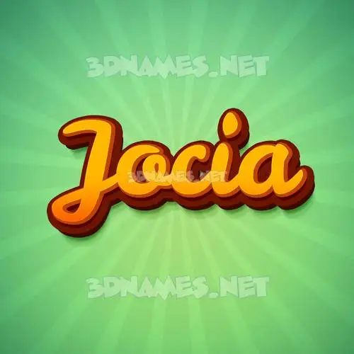 jocia in Green Rays style - 3D name wallpaper jocia in Green Rays style - 3D name wallpaper
