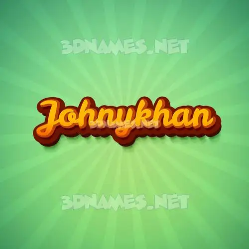 johnykhan in Green Rays style - 3D name wallpaper johnykhan in Green Rays style - 3D name wallpaper