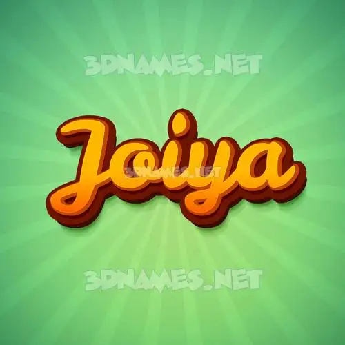 joiya in Green Rays style - 3D name wallpaper joiya in Green Rays style - 3D name wallpaper