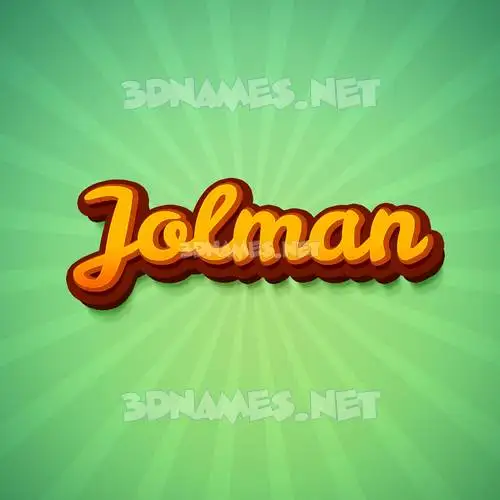 jolman in Green Rays style - 3D name wallpaper jolman in Green Rays style - 3D name wallpaper