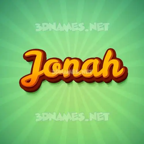 jonah in Green Rays style - 3D name wallpaper jonah in Green Rays style - 3D name wallpaper