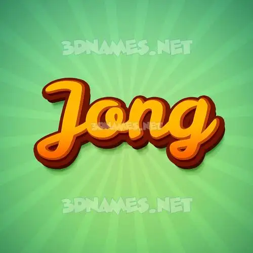 jong in Green Rays style - 3D name wallpaper jong in Green Rays style - 3D name wallpaper