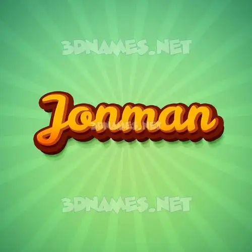 jonman in Green Rays style - 3D name wallpaper jonman in Green Rays style - 3D name wallpaper