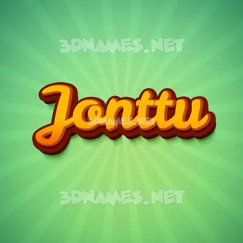 jonttu in Green Rays style - 3D name wallpaper jonttu in Green Rays style - 3D name wallpaper