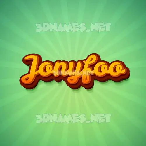 jonyfoo in Green Rays style - 3D name wallpaper jonyfoo in Green Rays style - 3D name wallpaper