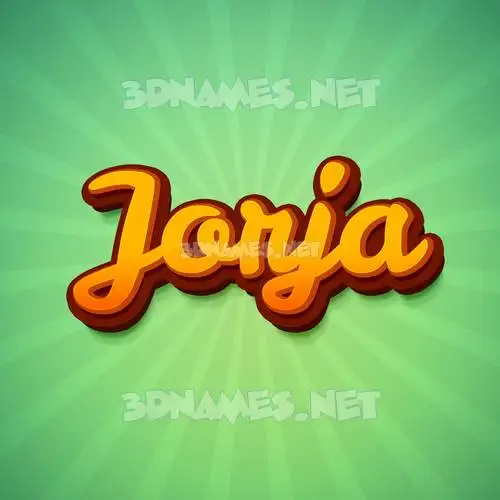 jorja in Green Rays style - 3D name wallpaper jorja in Green Rays style - 3D name wallpaper