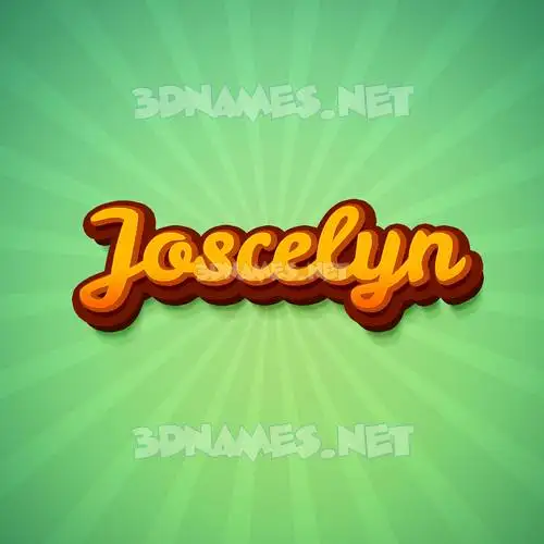 joscelyn in Green Rays style - 3D name wallpaper joscelyn in Green Rays style - 3D name wallpaper