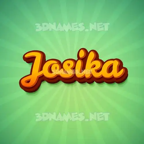 josika in Green Rays style - 3D name wallpaper josika in Green Rays style - 3D name wallpaper