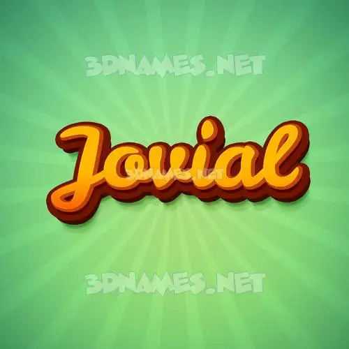 jovial in Green Rays style - 3D name wallpaper jovial in Green Rays style - 3D name wallpaper