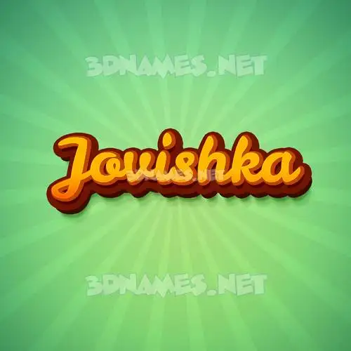 jovishka in Green Rays style - 3D name wallpaper jovishka in Green Rays style - 3D name wallpaper