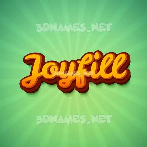 joyfill in Green Rays style - 3D name wallpaper joyfill in Green Rays style - 3D name wallpaper