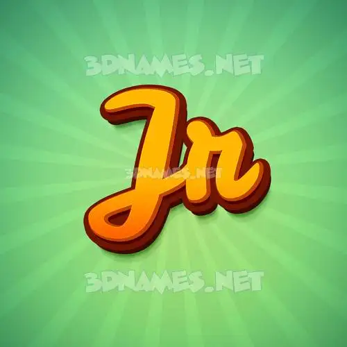 jr in Green Rays style - 3D name wallpaper jr in Green Rays style - 3D name wallpaper
