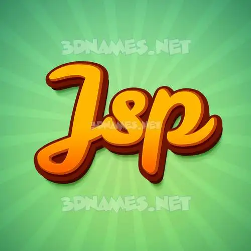 jsp in Green Rays style - 3D name wallpaper jsp in Green Rays style - 3D name wallpaper