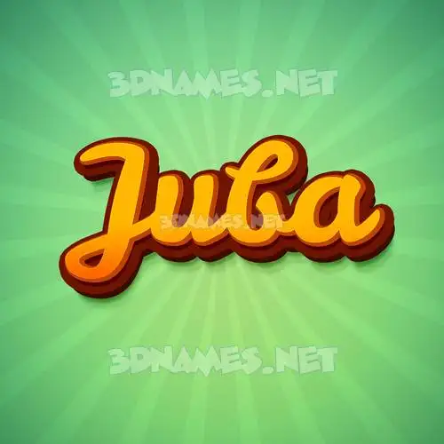 juba in Green Rays style - 3D name wallpaper juba in Green Rays style - 3D name wallpaper